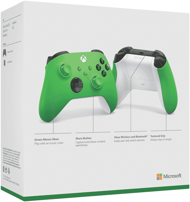 Xbox Wireless Controller (Velocity Green)