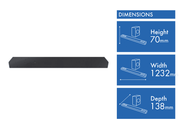 Samsung 11.1.4ch Dolby Atmos Soundbar