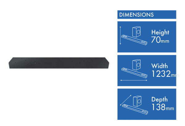 Samsung 11.1.4ch Dolby Atmos Soundbar