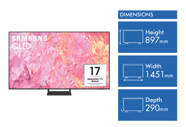 Samsung 65" Q60C 4K QLED Smart TV 23