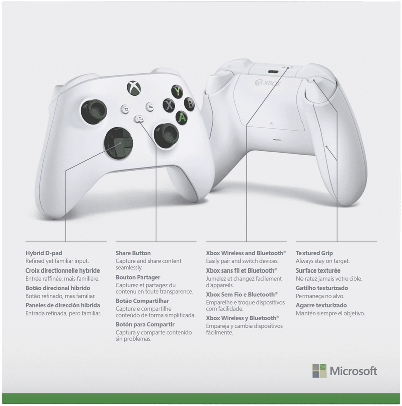 Xbox Wireless Controller (Robot White)