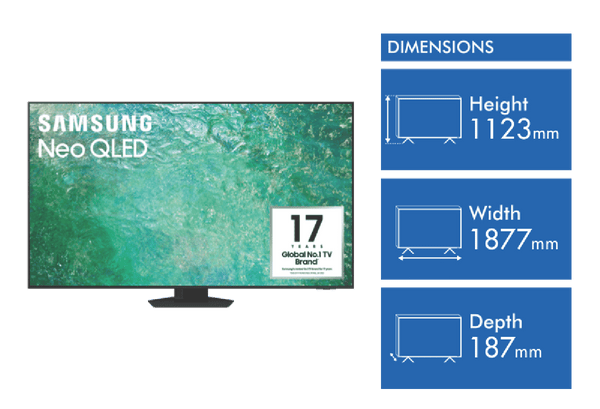 Samsung 75" QN85C 4K Neo QLED Smart TV 23