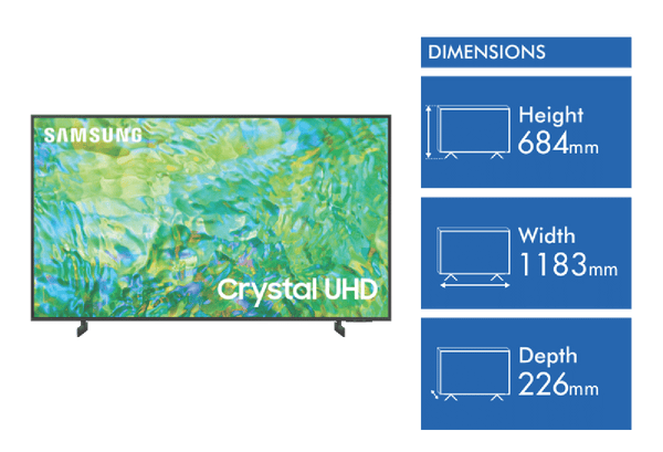 Samsung 50" CU8000 4K Crystal UHD Smart TV 23