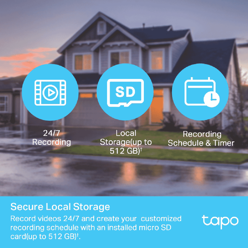 TP-LINK Outdoor HD Pan/Tilt Security Wi-Fi Camera