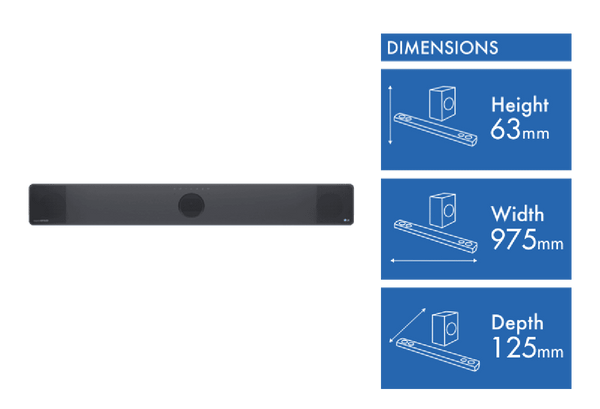 LG 3.1.3Ch 400W Dolby Atmos Soundbar