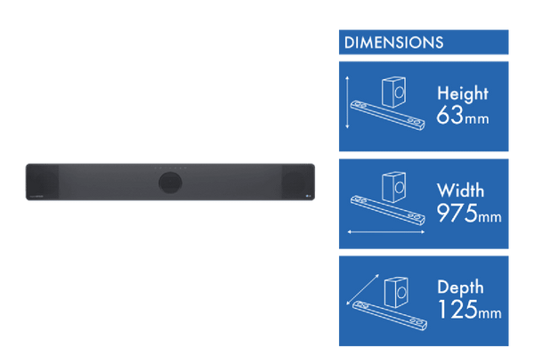 LG 3.1.3Ch 400W Dolby Atmos Soundbar