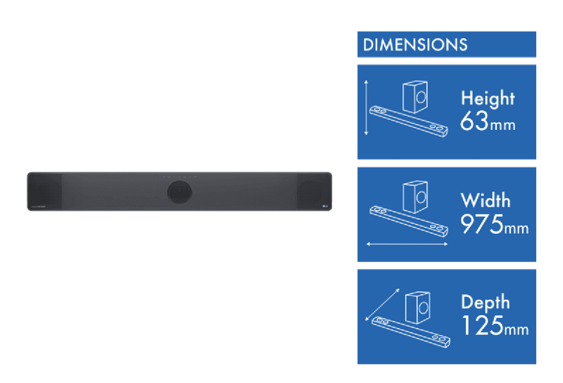 LG 3.1.3Ch 400W Dolby Atmos Soundbar