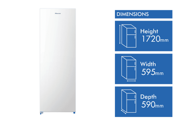 Hisense 240L Vertical Hybrid Freezer