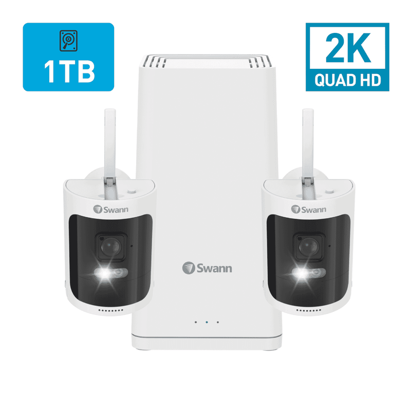 Swann 2K Wire-Free NVR Hub System (2 Pack)
