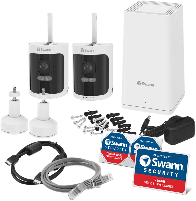 Swann 2K Wire-Free NVR Hub System (2 Pack)