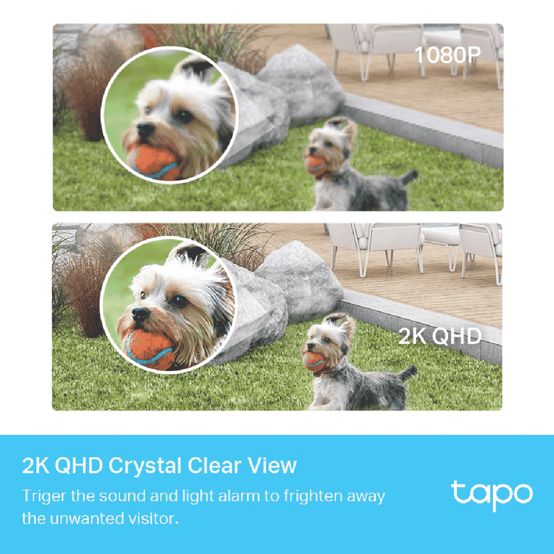 TP-LINK 2k Smart Wire-Free Security Camera w/Hub