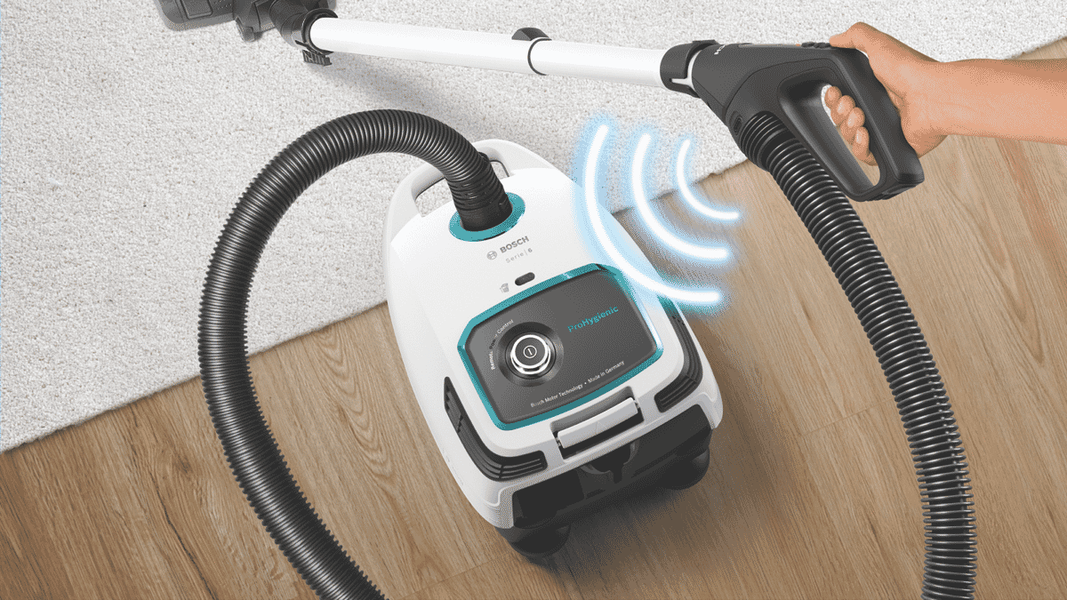 Bosch Series 6 ProHygienic Bagged Vacuum White - Layaway AU