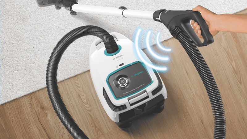 Bosch Series 6 ProHygienic Bagged Vacuum White