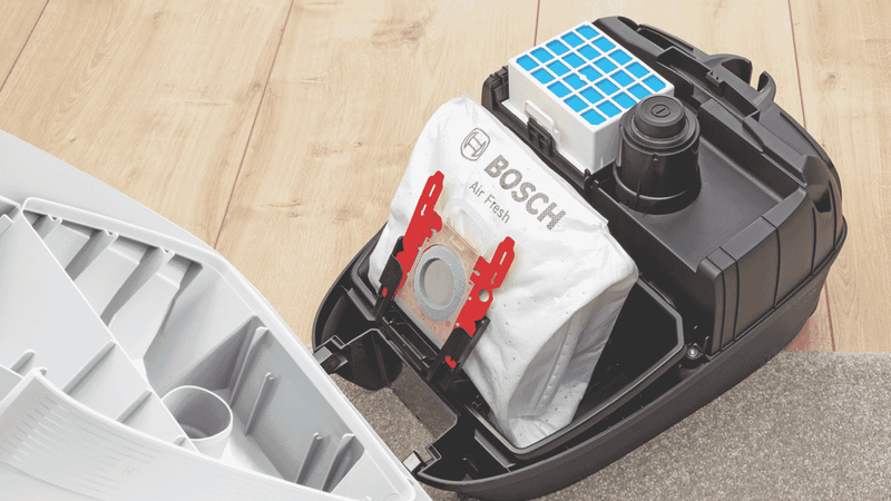 Bosch Series 6 ProHygienic Bagged Vacuum White
