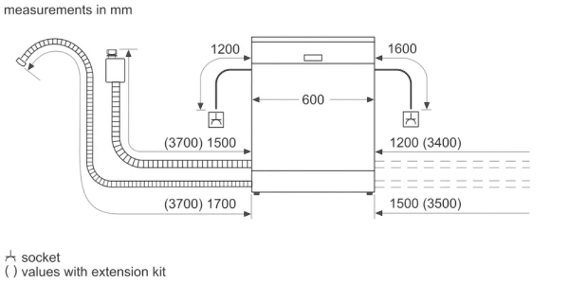 Bosch Series 6 Built-Under Dishwasher
