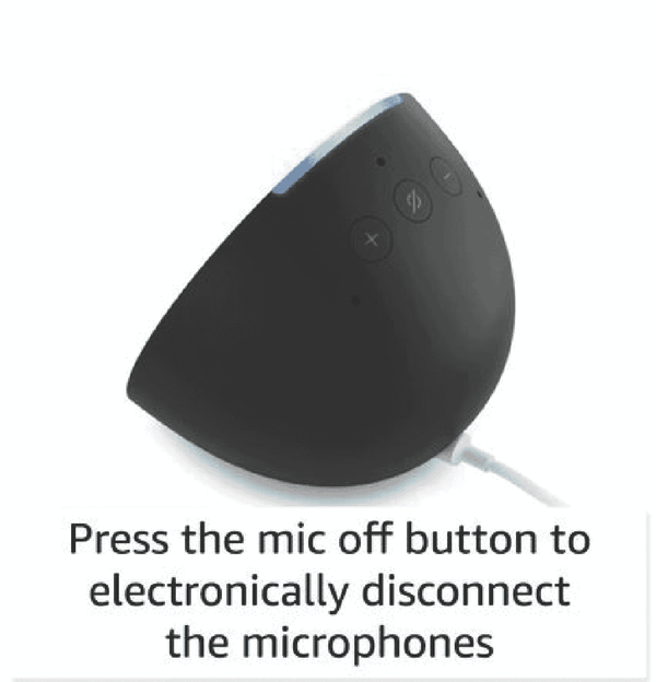 Amazon Pop Compact Smart Speaker with Alexa (Charcoal)