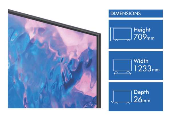 Samsung 55" Q70C 4K QLED Smart TV 23