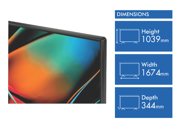 Hisense 75" U8KAU 4K ULED Mini-LED Pro QLED Smart TV 23