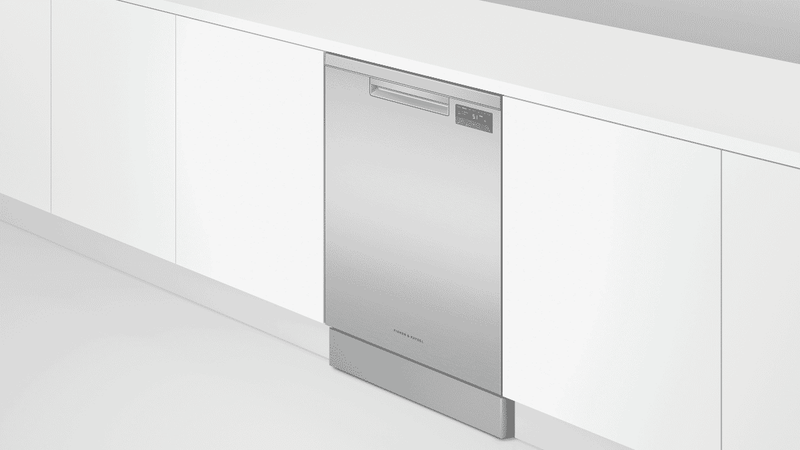 Fisher & Paykel Built Under Dishwasher Silver
