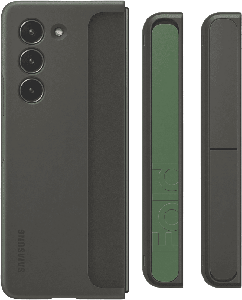 Samsung Galaxy Fold5 Standing Case w Strap Graphite