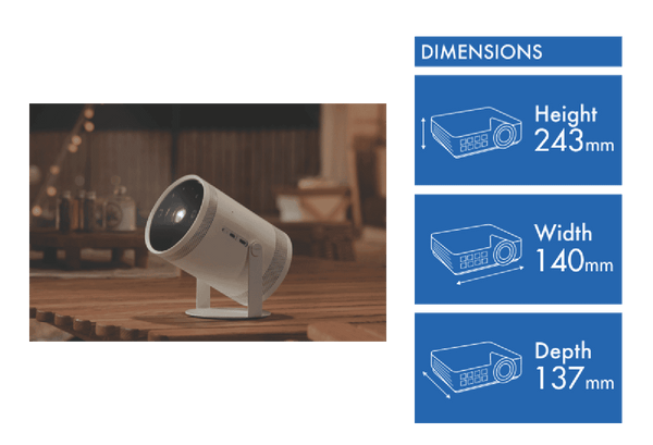 Samsung The Freestyle Portable Smart FHD Projector 23