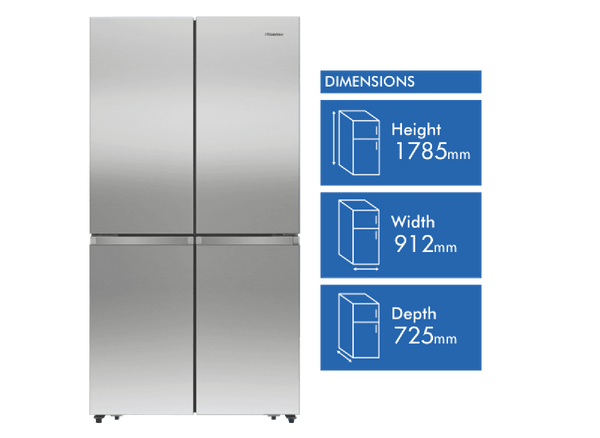 Hisense 609L French Door Refrigerator