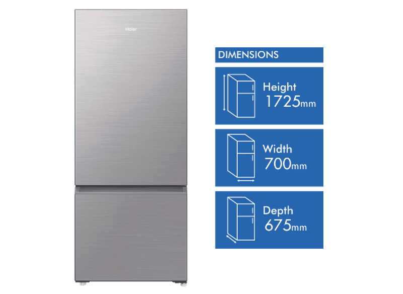 Haier 433L Bottom Mount Refrigerator