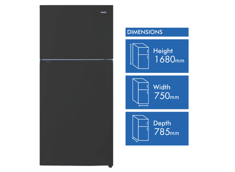 CHiQ 515L Top Mount Refrigerator