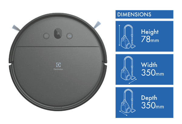 Electrolux UltimateHome 300 Robotic Vacuum + Mop & Cam