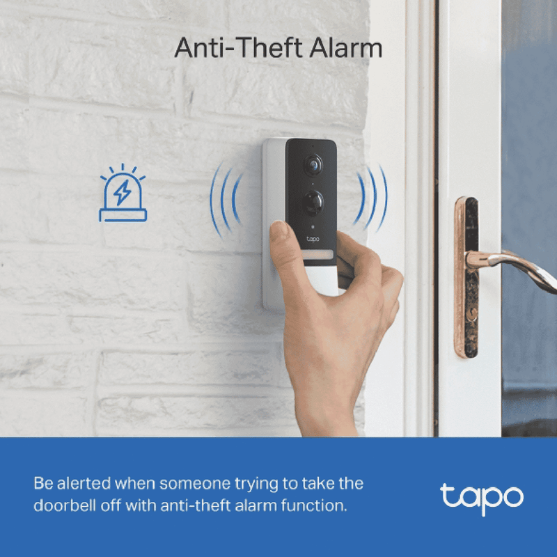 TP-LINK 2K Smart Wireless Video Doorbell w/Hub