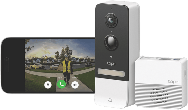 TP-LINK 2K Smart Wireless Video Doorbell w/Hub