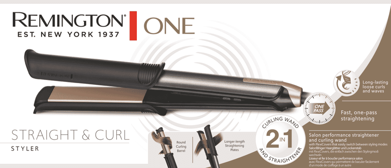 Remington One Straight And Curl Styler