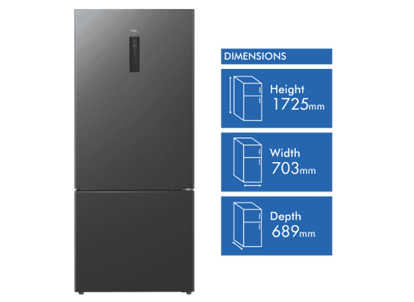 TCL 416L Bottom Mount Refrigerator