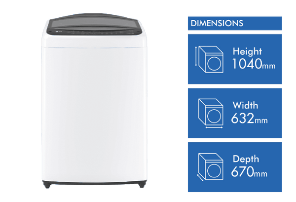 LG 10kg Top Load Washer