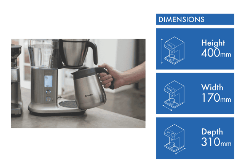 Breville The Precision Brewer Thermal Drip Filter Coffee Maker