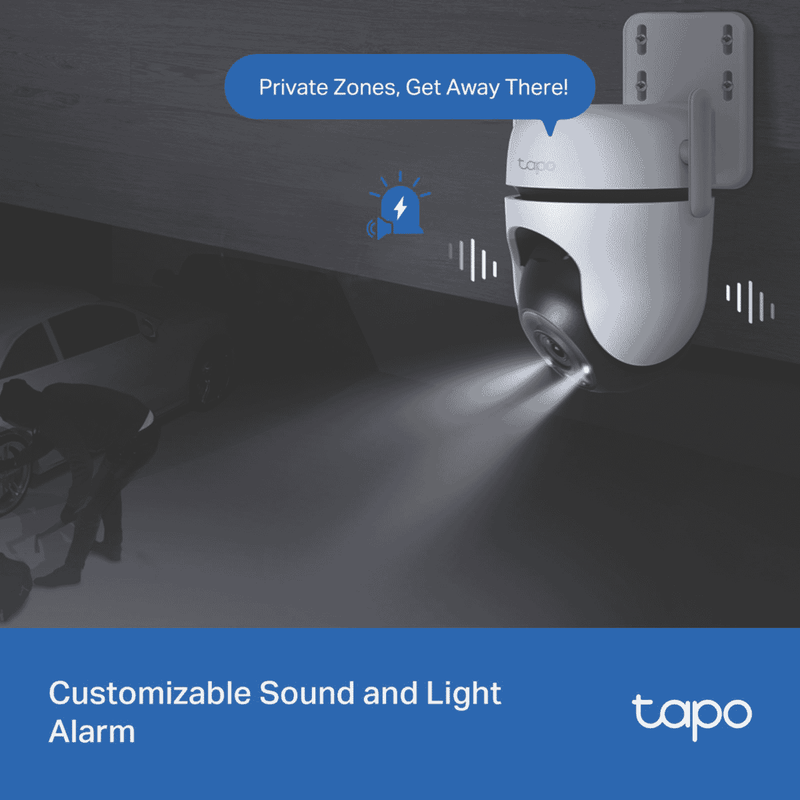 TP-LINK Tapo 2K Outdoor Pan/Tilt Security Wi-Fi Camera