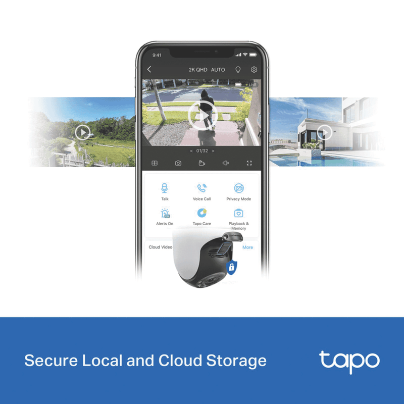 TP-LINK Tapo 2K Outdoor Pan/Tilt Security Wi-Fi Camera