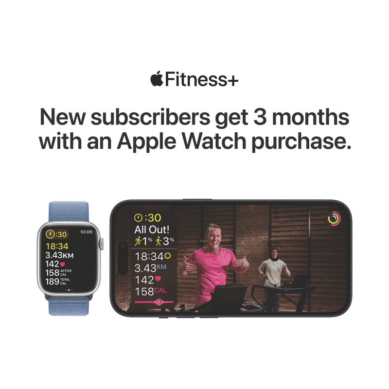 Apple Watch Series 9 GPS 41mm Midnight Aluminium Case with Midnight Sport Band - M/L