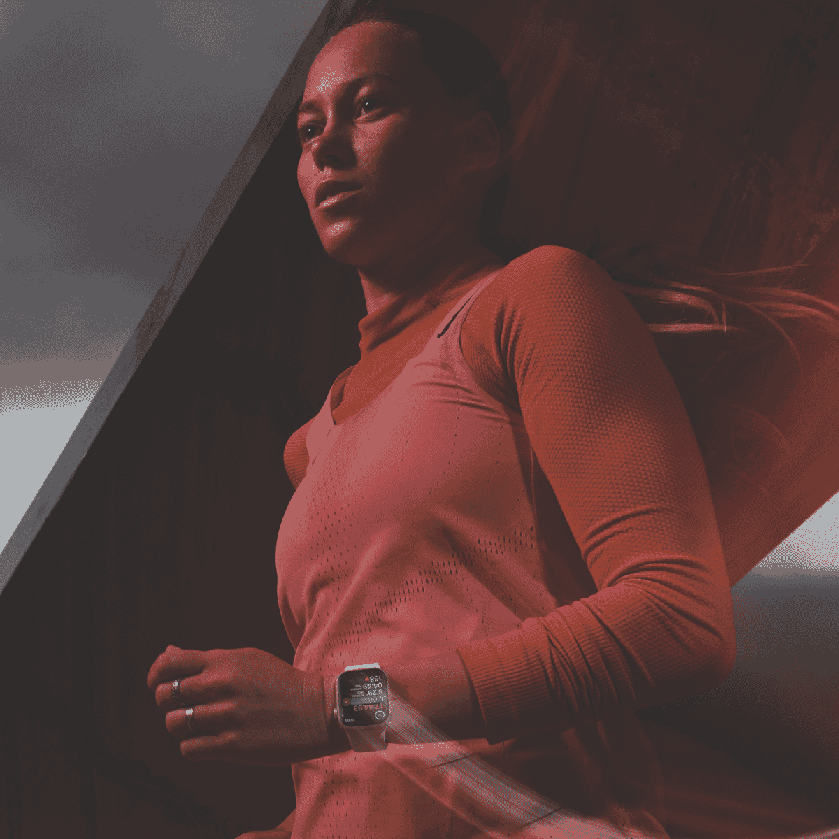 Apple Watch Series 9 GPS 45mm Starlight Aluminium Case with Starlight Sport Band - M/L - Layaway AU