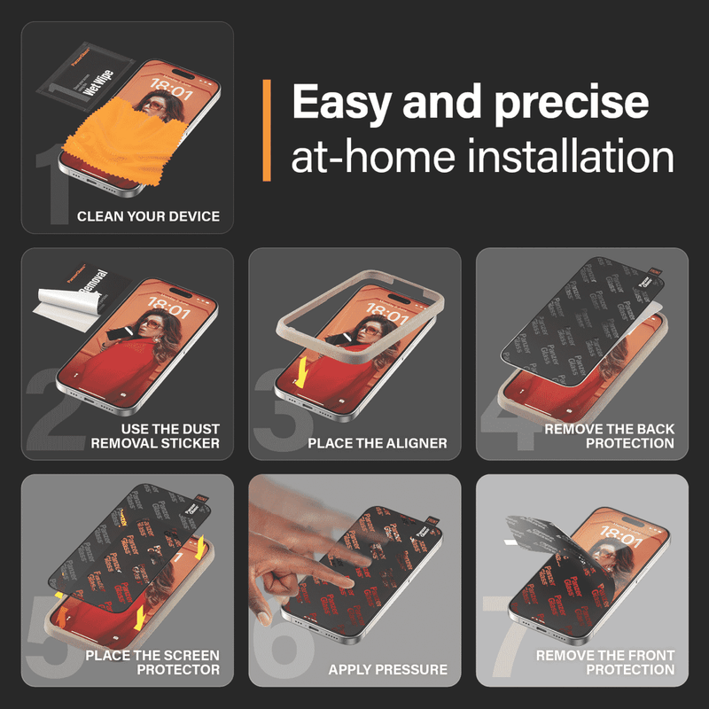 Panzer Glass UltraWide Fit SP - iPhone 15 Pro