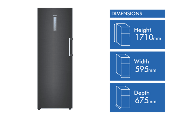 Haier 285L Vertical Hybrid Freezer