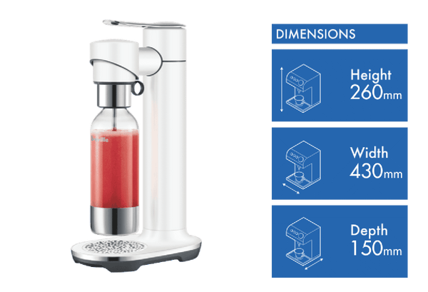 Breville The InFizz Fusion Sparkler Sea Salt