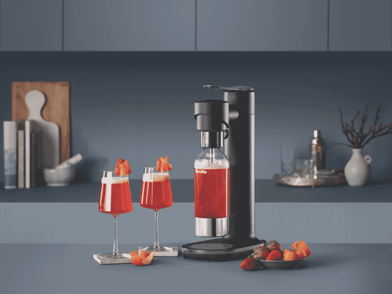 Breville The InFizz Fusion Sparkler Black Truffle