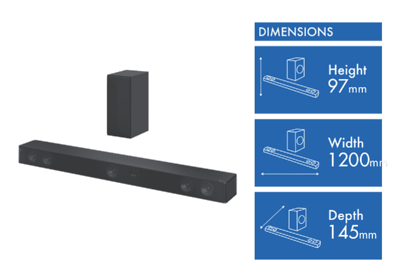 LG 5.1Ch 800W Soundbar