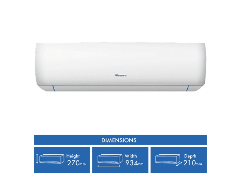 Hisense C2.5kW H3.2kW Reverse Cycle Split System