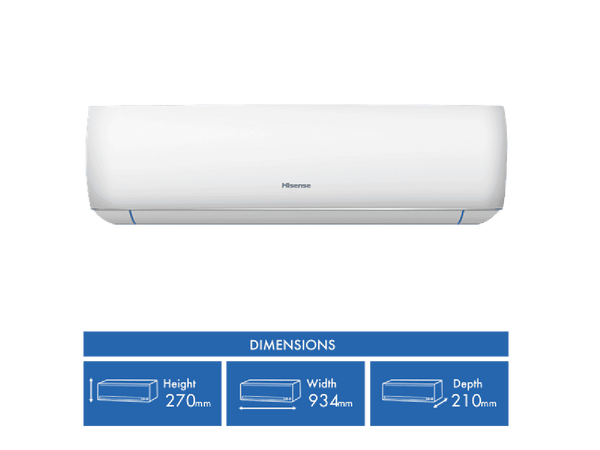Hisense C3.5kW H4kW Reverse Cycle Split System