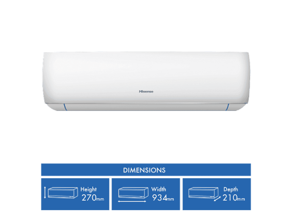 Hisense C3.5kW H4kW Reverse Cycle Split System