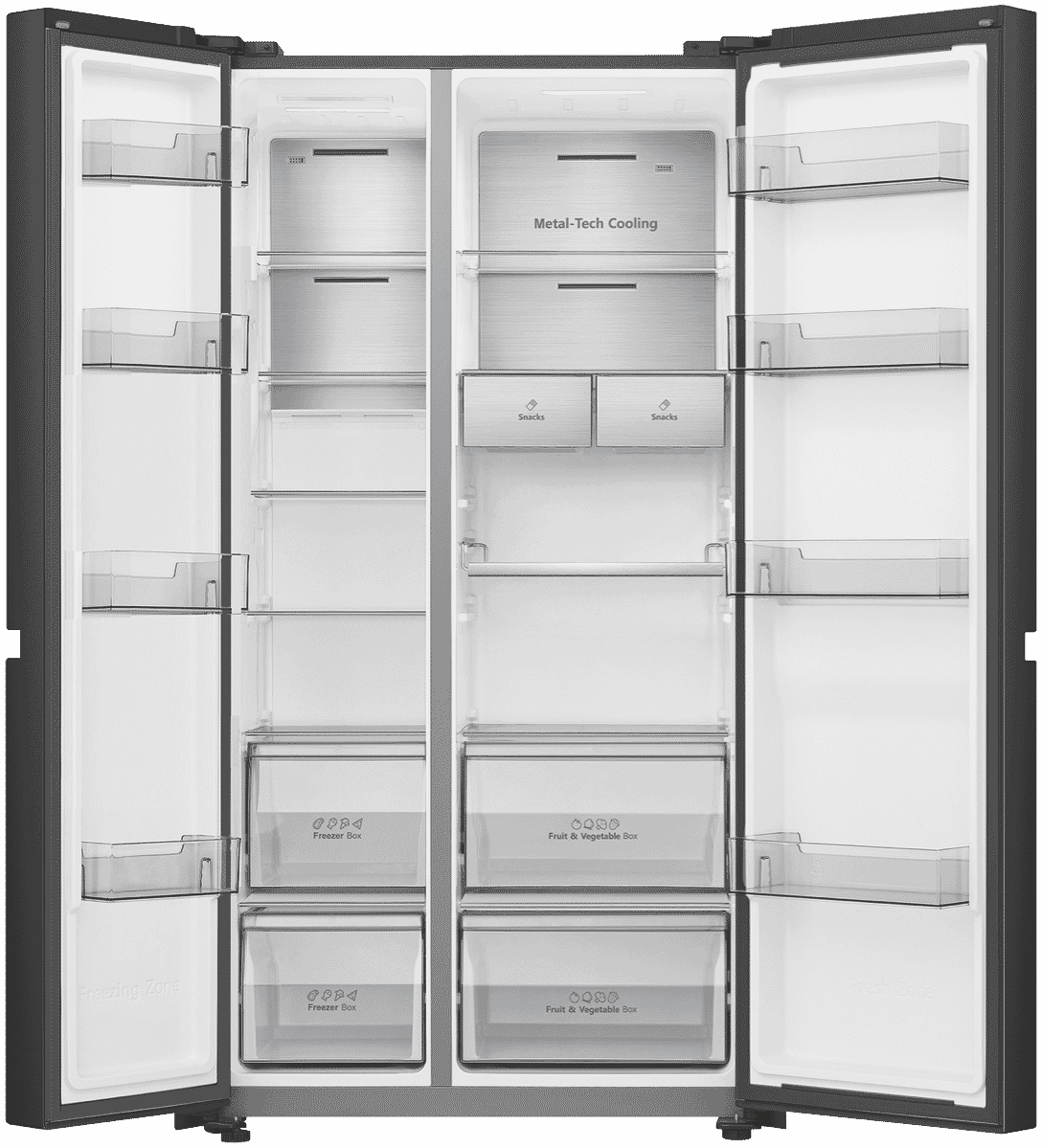 Hisense 652L Side By Side Refrigerator - Layaway AU