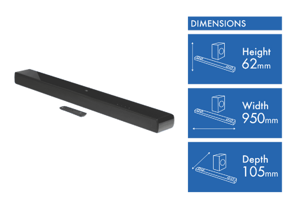 JBL SB120 2.0 Ch 110W Soundbar