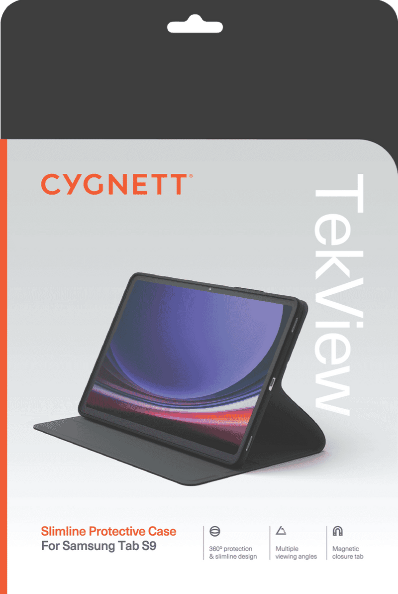 Cygnett Samsung Galaxy Tab S9 TekView Case (Black)